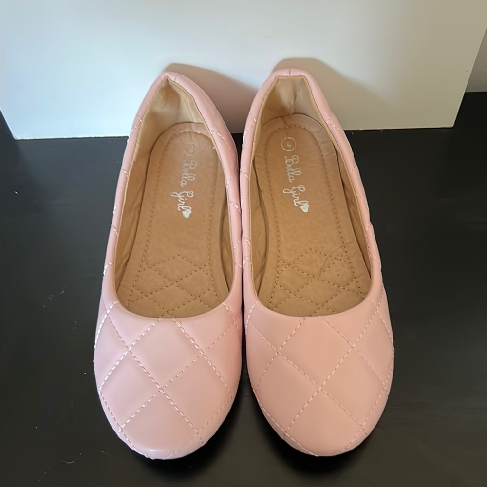 Pink Quilted Women's Flats